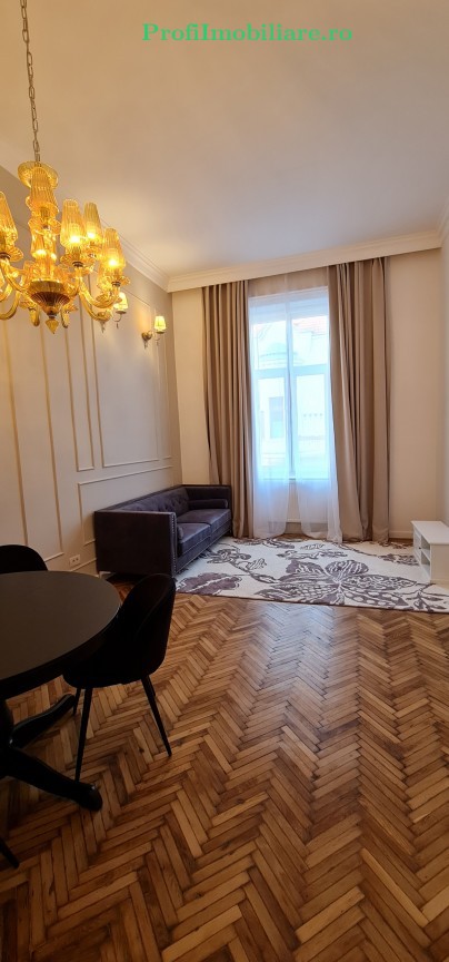 Apartament 2 camere high class, ultracentral, complet amenajat/ mobilat si dotat in 2022